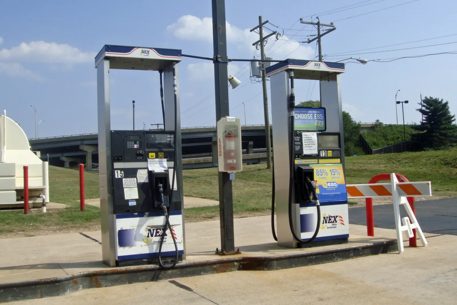Station-service biocarburant E85 avec pompe dédiée — réseau E85 en France 2026