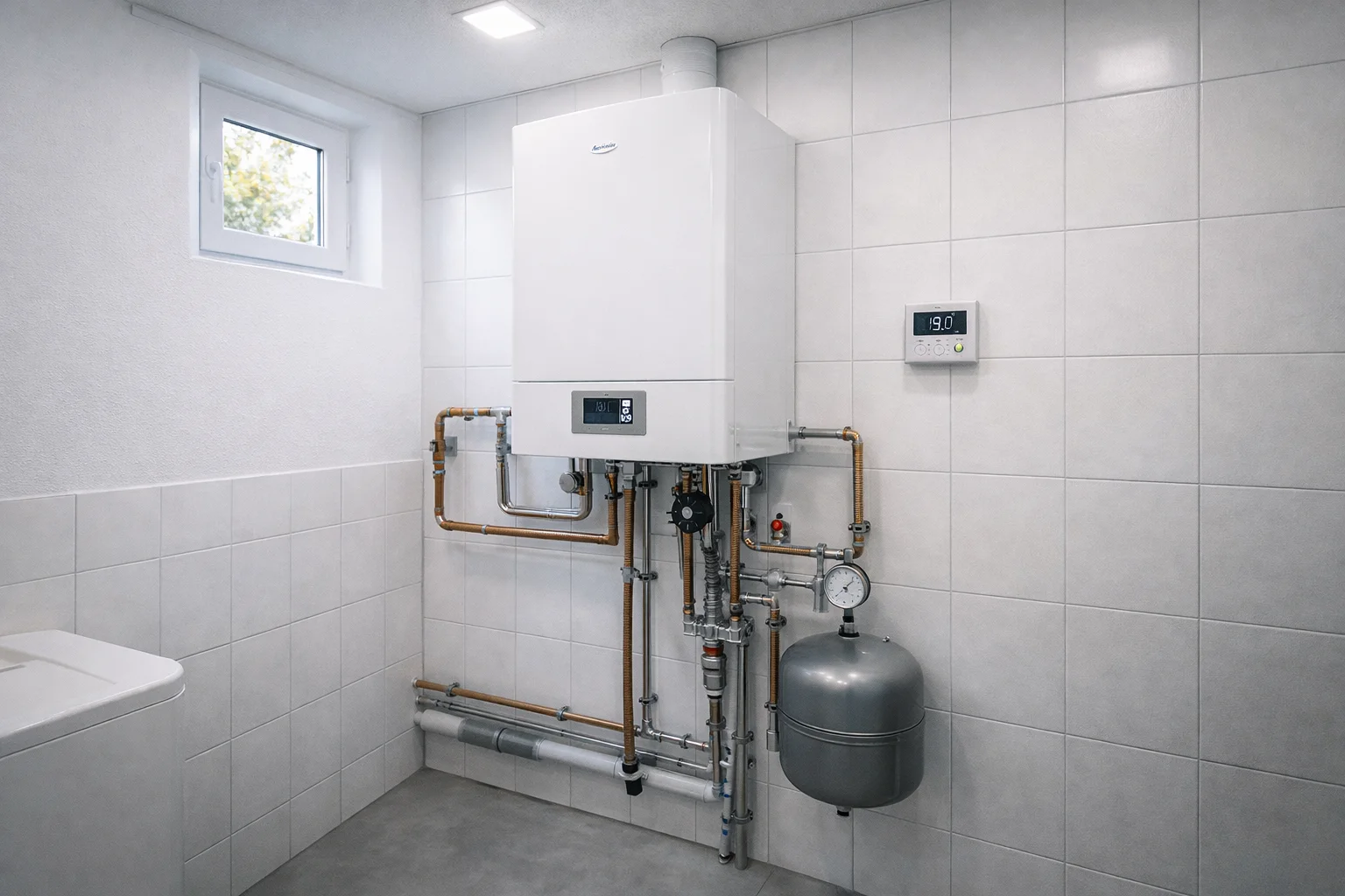 Citerne fioul maison installation chauffage domestique
