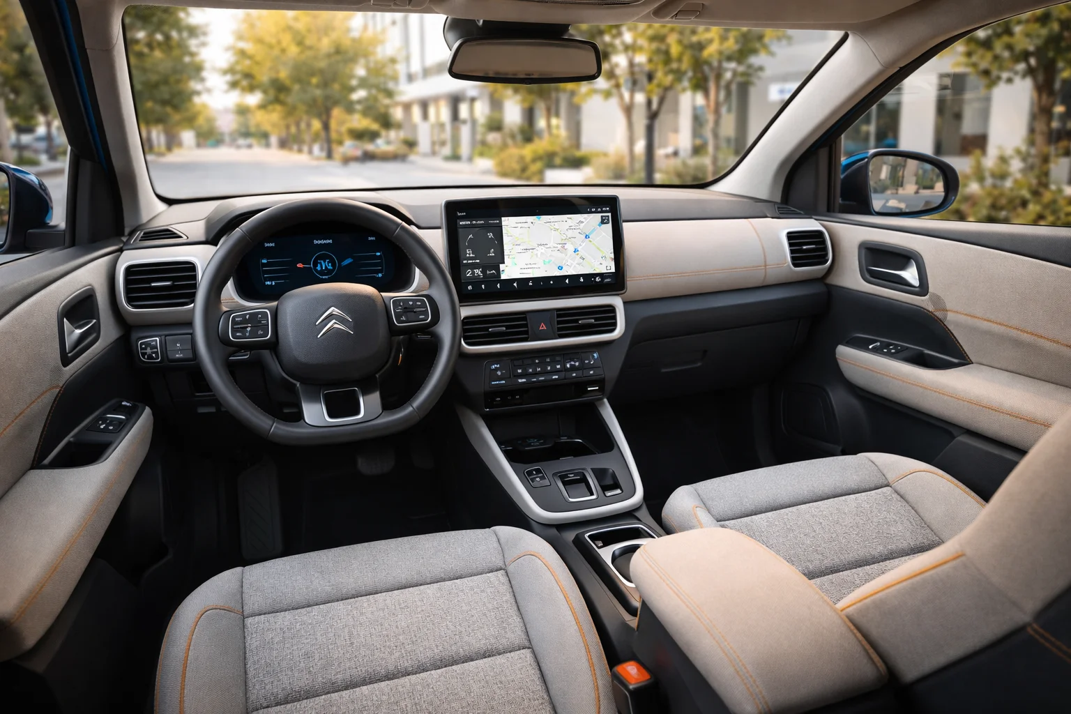 Citroën ë-C3 Aircross 2026 intérieur cockpit moderne habitabilité