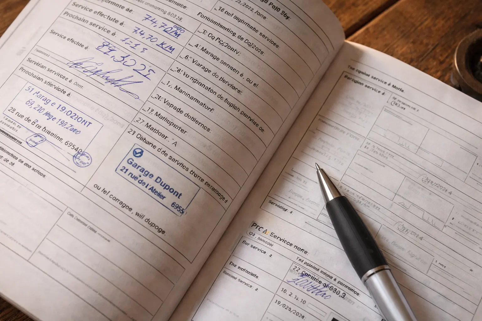 Fréquence vidange voiture carnet entretien