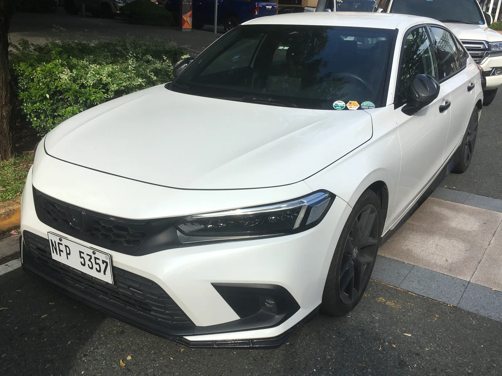 Honda Civic 1.5 RS Turbo 2022 trois quarts avant rouge vue extérieure Philippines