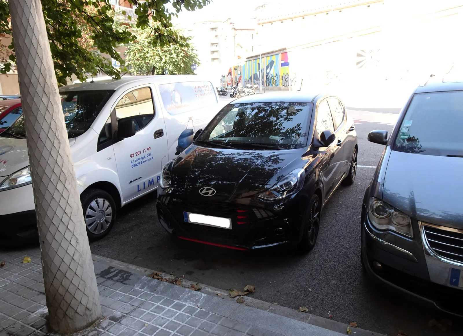 Hyundai i10 2026 N Line couleur bleue vue latérale