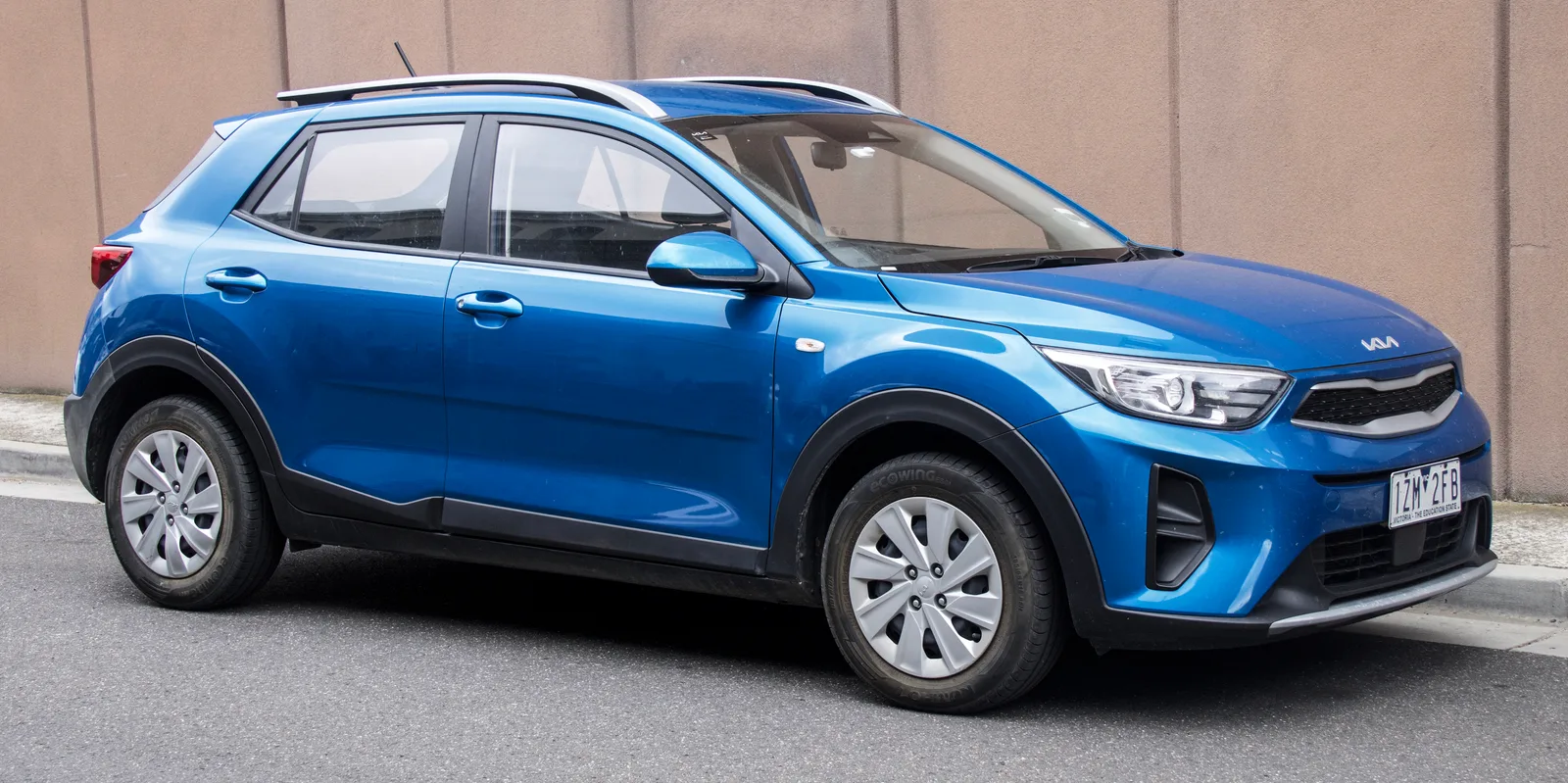 Kia Stonic 2026 face avant — optiques tigre-nez et bouclier revu du facelift