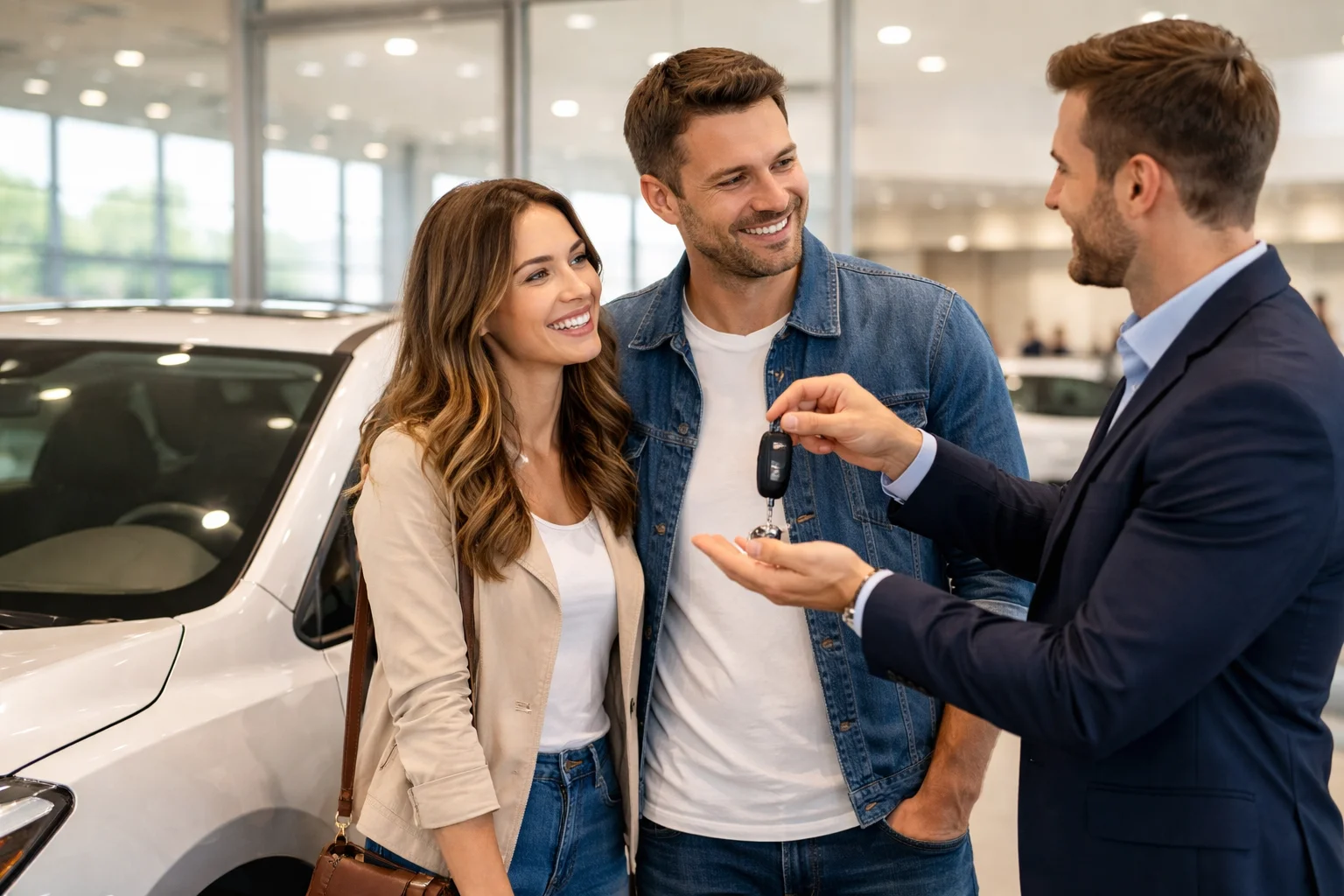 LOA LLD crédit auto remise clés voiture neuve acheteur