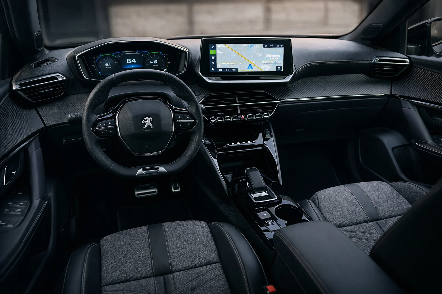Intérieur Peugeot 208 2026 i-Cockpit tableau de bord écran numérique