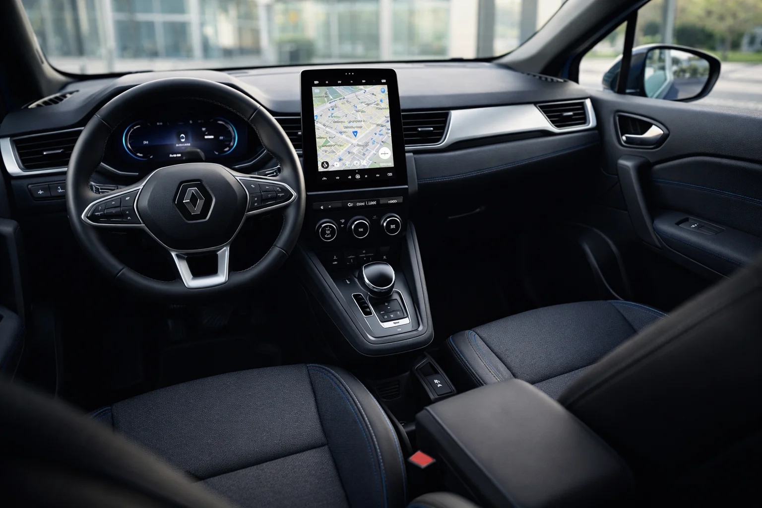 Intérieur Renault Captur 2026 OpenR Link Google built-in tableau de bord habitacle