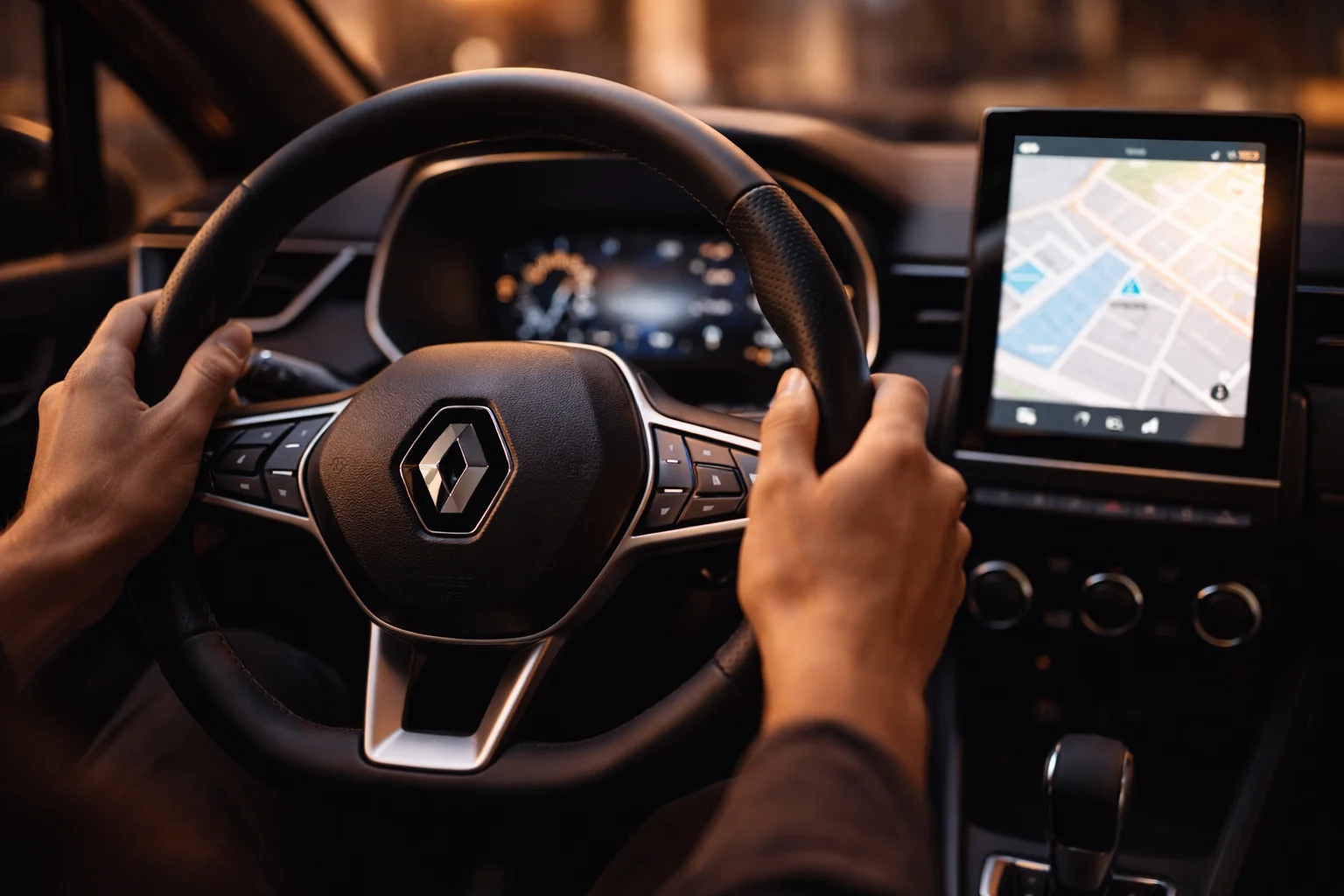 Intérieur Renault Clio 5 2026 — écran central et volant