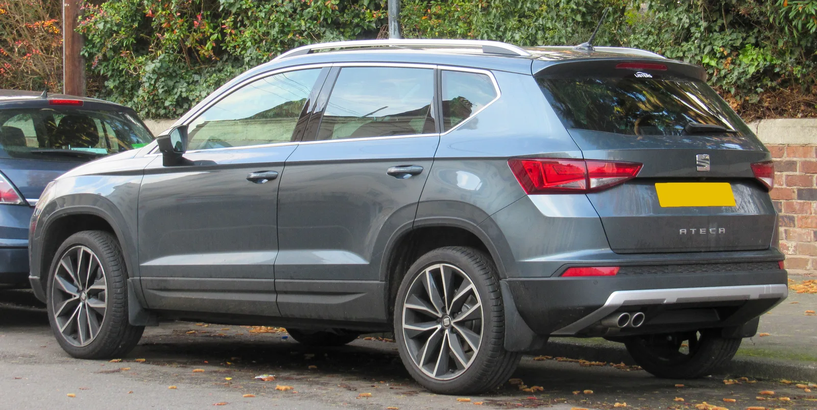 Seat Ateca XCellence 2017 vue arrière — rouge