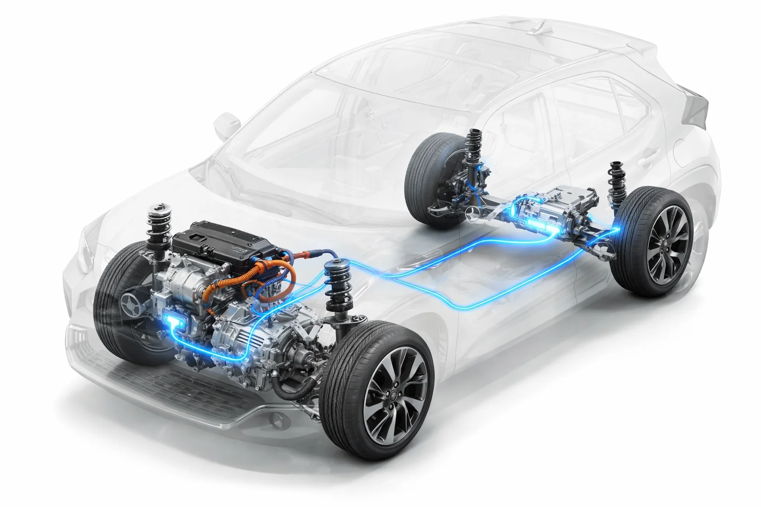 Toyota Yaris Cross 2026 système hybride motorisation AWD-i 4 roues motrices