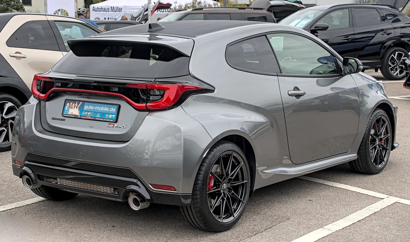 Toyota GR Yaris RC 2026 citadine sportive Leonberg 3/4 profil